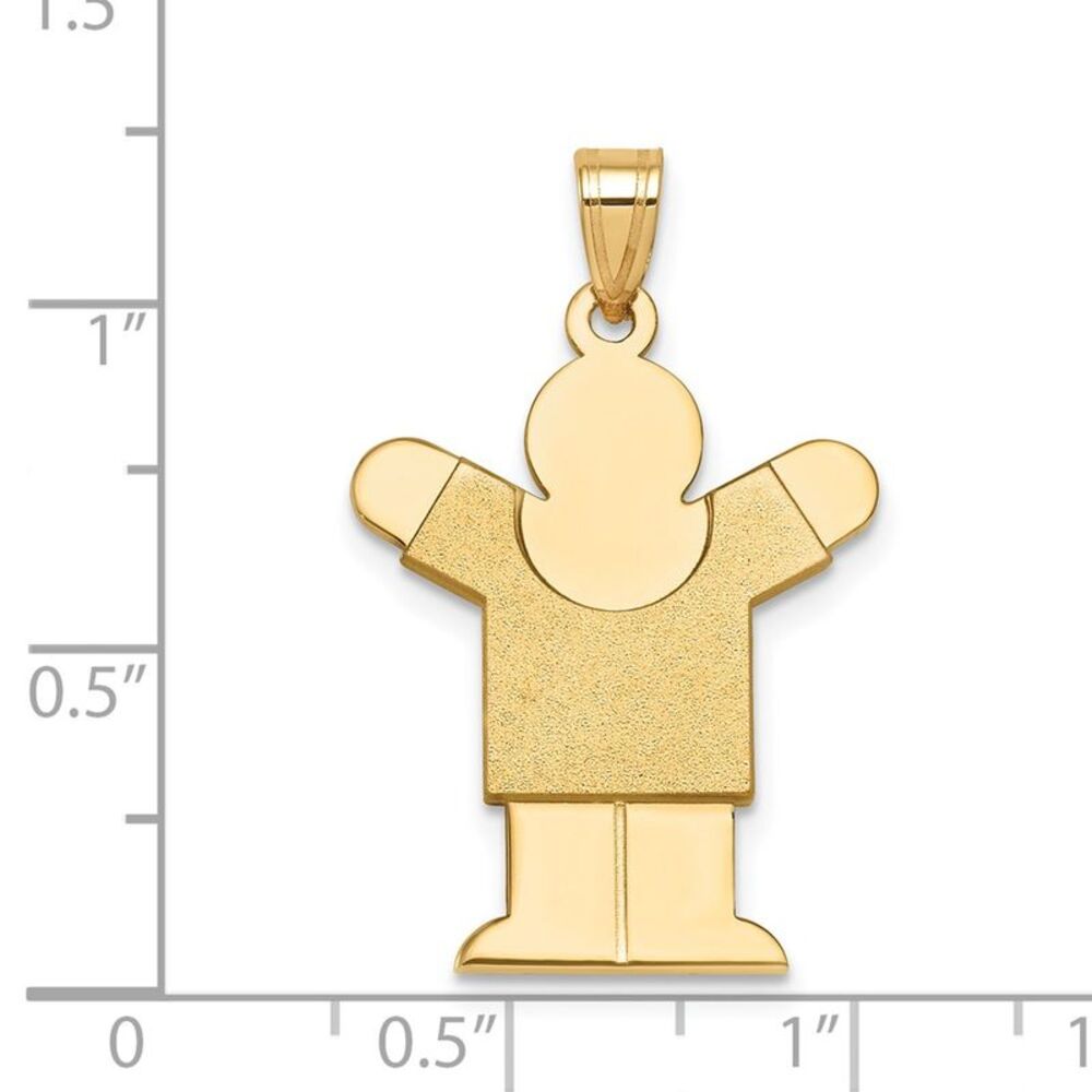 Kazi Luxury 14k Yellow Gold Solid Satin Engravabl… - image 3